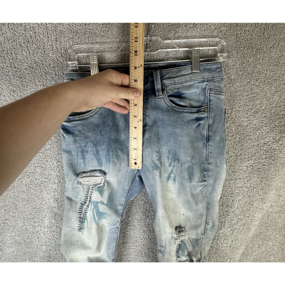 Cult of Individuality Jeans Men's 29x32 Punk Nomad Skinny Distressed Skater - Picture 9 of 12